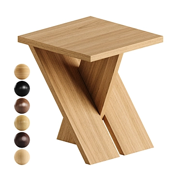 Modern SITIO Table: Artistic Elegance 3D model image 1 