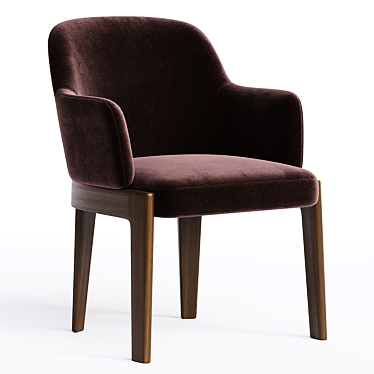 Modern Chelsea Chair in Corona 3D model image 1 