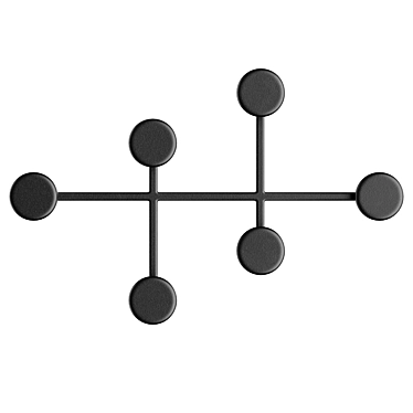 Menu Afteroom Large Coat Hanger 3D model image 1 