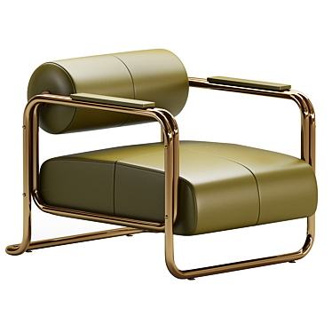 Sleek Contemporary Armchair HOLDEN 3D model image 1 