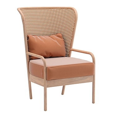 ModRattan V-Ray Armchair 3D model image 1 