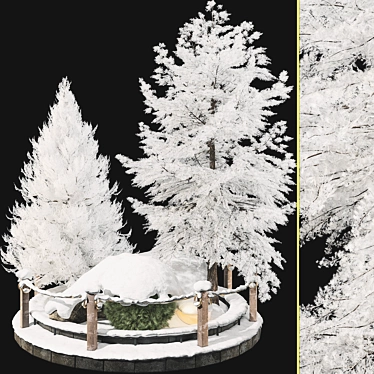 Winter Wonderland Plant Set 3D model image 1 