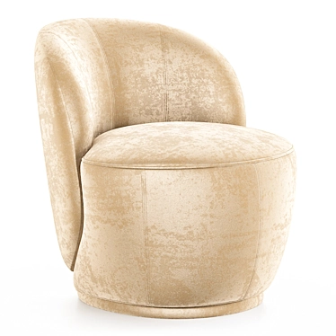 Celebrity Armchair 3D Model 3D model image 1 