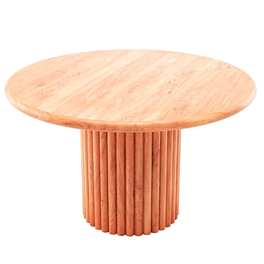 Scalloped Jewel Dining Table 3D model image 1 