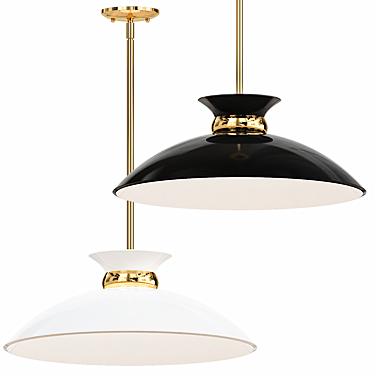 Nuvo Lighting Perkins Pendant Fixture 3D model image 1 