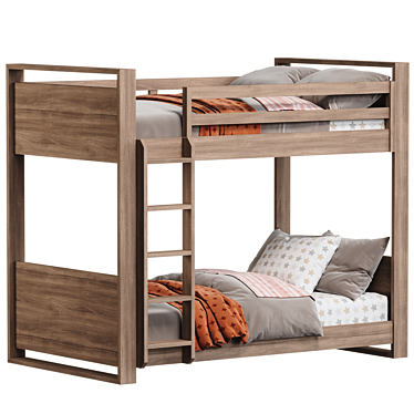 Modern Wyler Bunk Bed - 2014 3D model image 1 