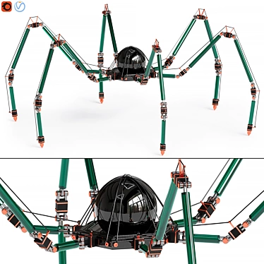 Arachno Mechanoid Engage 3D model image 1 