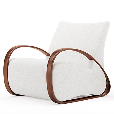 Modern Comfort Chair: Baleine 3D model image 1 