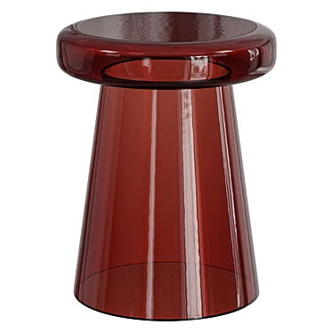 Elegant Glass Coffee Table 3D model image 1 