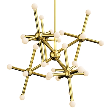 Elegant Jackstone Chandelier - V-Ray 3D 3D model image 1 