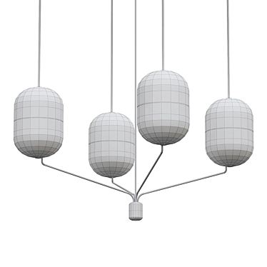 RAKUMBA Indre Chandelier Light 3D model image 1 