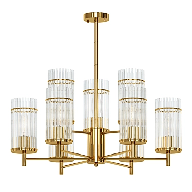 Elegant Odeon Formia Pendant Light 3D model image 1 