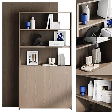 Cosmorelax Estante Shelf: Decorative Style 3D model image 1 