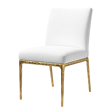 Premium Thaddeus Fabric Side Chair 3D model image 1 