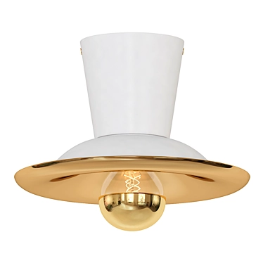 Modern Swedish Design Ceiling Lamp 3D model image 1 