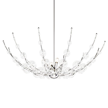 Elegant Abberton Chandelier Fixture 3D model image 1 