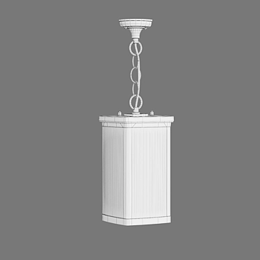Outdoor Pendant Light Elektrostandard Lame 3D model image 1 