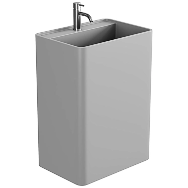 Modern Freestanding Sink Collection 3D model image 1 