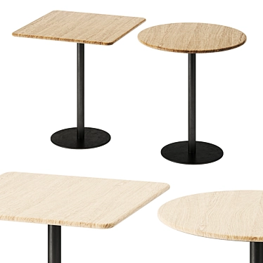 Modern Bistro Table by Wewood 3D model image 1 