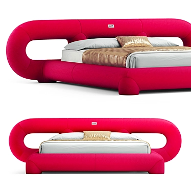 Maya Dag Bed Collection 3D model image 1 