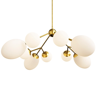 Elegant Arteriors Panella Chandelier 3D model image 1 