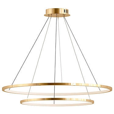 Modern Chandelier Danila Multi Ring 3D model image 1 