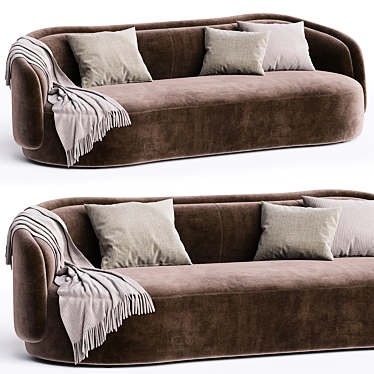 Modern Elegance PIA Sofa 3D model image 1 