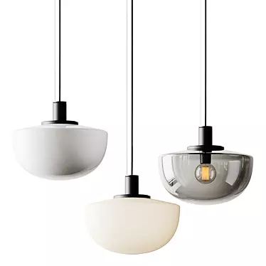 Modern Bank Pendant Lamp MENU 3D model image 1 