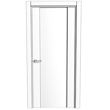 Sophisticated Sofia Entry Door 3D model image 1 