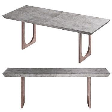 Rectangular Dining Table Innwood 3D model image 1 