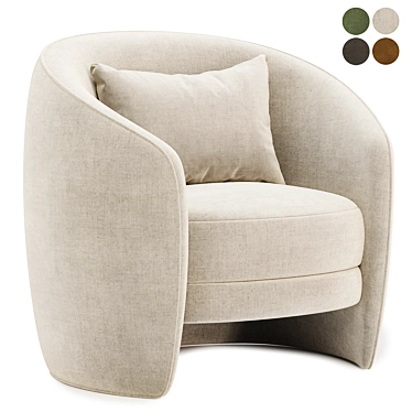  Stylish Fernie Chair Collection 3D model image 1 