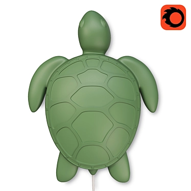 Ikea Turtle LED Wall Lamp 3D model image 1 