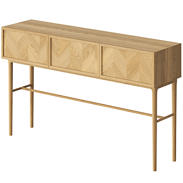 Nordic Vray Console Table 3D model image 1 