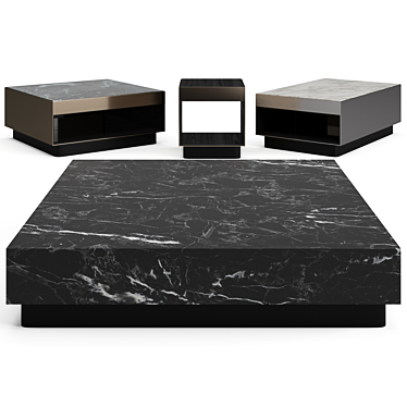 Minotti Hope Coffee Tables Collection 3D model image 1 