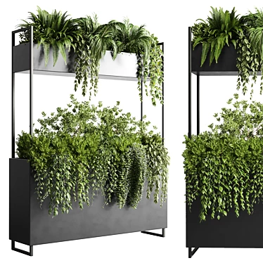  Indoor Houseplant Collection Stand 3D model image 1 