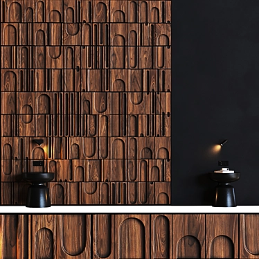 Decorative 3D wall panel 002