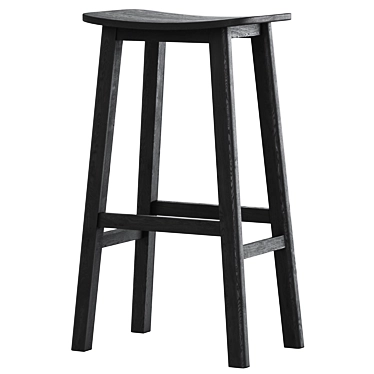 Sedate Bar Stool by Cosmo 3D model image 1 