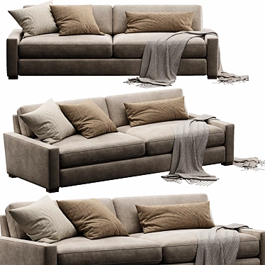 Luxury Maxwell Sofa Model 3D model image 1 