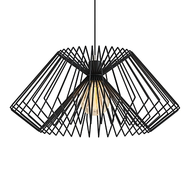 Modern Pendant Light Fixture 3D model image 1 