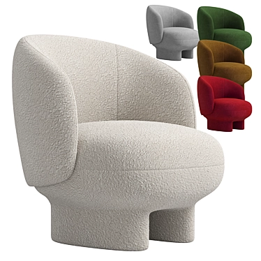  Luxe 2014 Armchair Furniture Paris 3D model image 1 