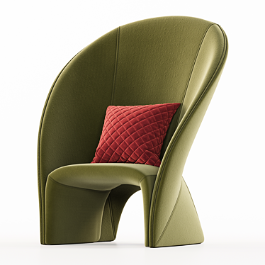 Frigerio Mayu Armchair 3D Model 3D model image 1 