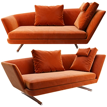 Flexform Zeus Modern Sofa 3D model image 1 