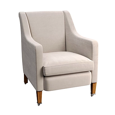 Handmade Regent Armchair by James Cook 3D model image 1 