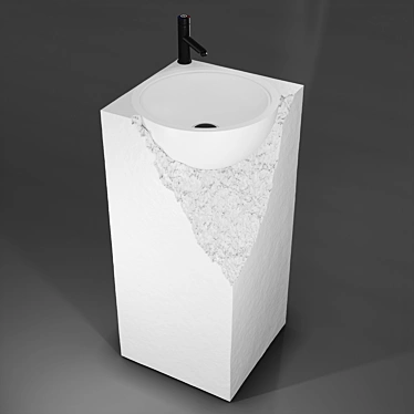 SHATTER A Floor Standing Sink 3D model image 1 