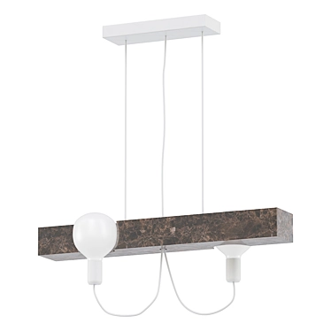 Modern Suspension Globe Lamp 3D model image 1 