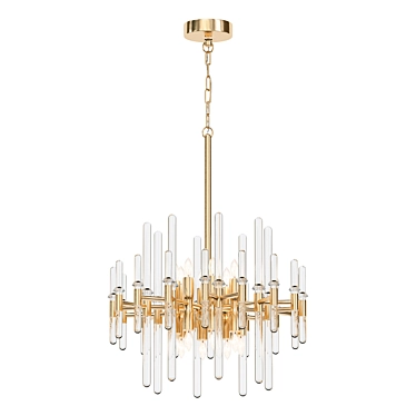 Luxxu Modern 8-Lamp Chandelier 3D model image 1 