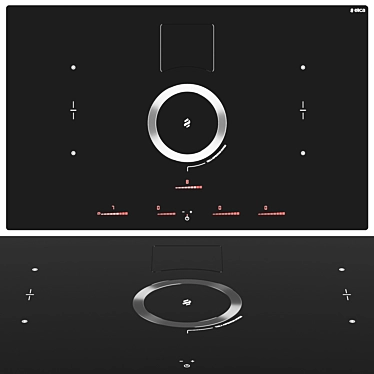 Invisible Suction Switch Hob 3D model image 1 