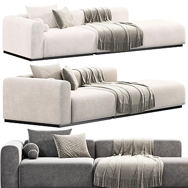 Modern MAHÈ Sofa Design 3D model image 1 