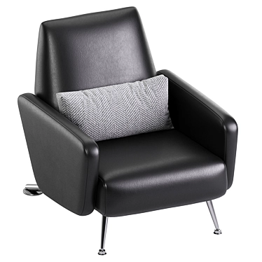 Modern Chic S.K. Armchair by Andrea Bonini 3D model image 1 