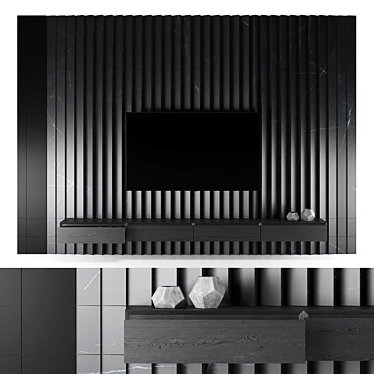 Tv Wall 021 Black